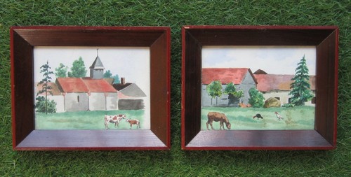 Belles aquarelles anciennes - belles,