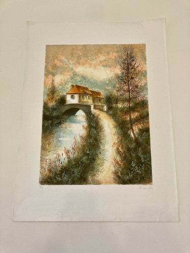 Pierre mas lithographie - -,