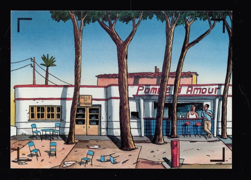 Loustal carte postale fin - carte,