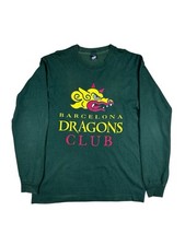 Screen Stars x Barcelona Dragons NFL Europe VTG Long Sleeves Tee Size L