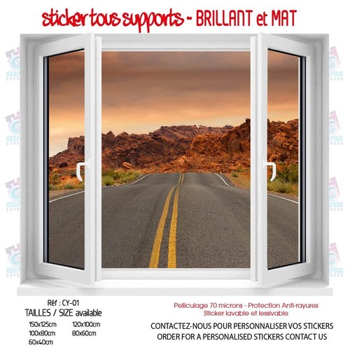 Sticker trompe oeil - sticker,