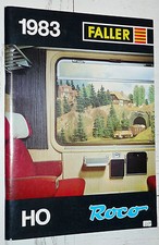CATALOGUE 1983 HO ROCO FALLER TRAIN MINIATURE RAIL WAGON ACCESSOIRES LOCOMOTIVES