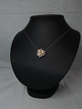 BEAU COLLIER-FERMOIR STRASS PERLES 2 RANGS 