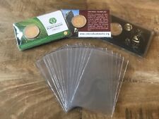 25 x pochette plastique de protection pour commemo 2 eur Belgique Malte France