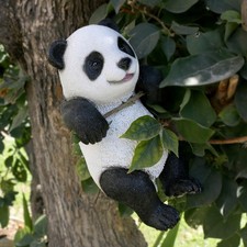 Ornements De Sculpture De Panda, Statue De Panda Swing, Adorable Artisanat De
