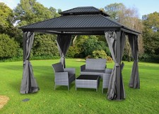 Pavillon pergola cadre alu