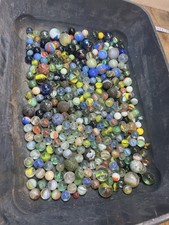 Lot 2.4 Kilos Billes En Verre colorée Jeux Ancien Ref N.2