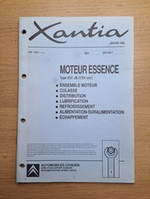 (347A) Manuel d'atelier CITROEN Xantia - Moteur Essence XU7JB, Culasse Distrib..