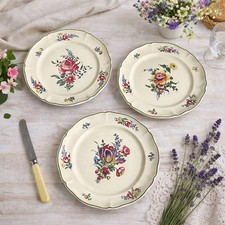 Lot de 3 assiettes plates