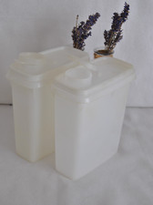 ?TUPPERWARE Boite Verseuse Sucre Farine Riz Couvercle Hermétique 16 Cm Lot 2