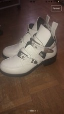 Bottines Blanches Style Balanciaga