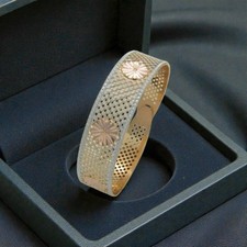 Superbe bracelet bicolore fait