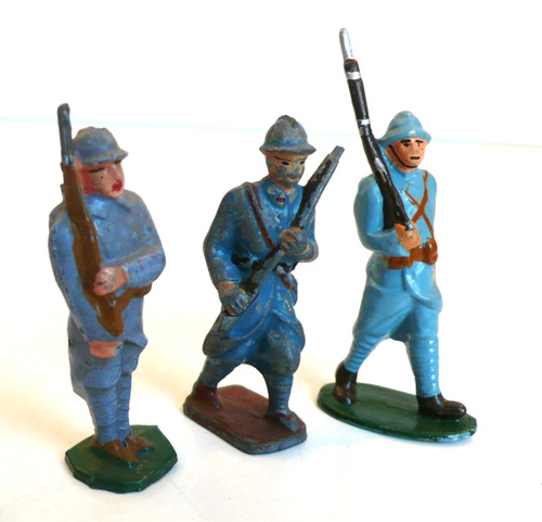 Cbg soldats lot 3 poilus - soldats,