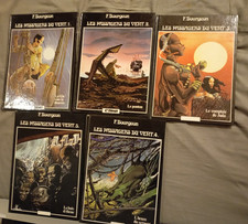 lot bd François Bourgeon LES PASSAGERS DU VENT tomes 1 2 3 4 5 bon état