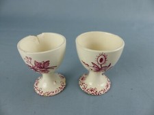 Lot de 2 coquetiers rouges