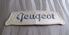 ANCIEN INSIGNE PLAQUE CALANDRE AUTOMOBILE PEUGEOT METAL TRES BON ETAT