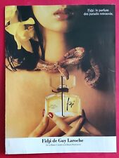 Publicité de Presse: Parfum