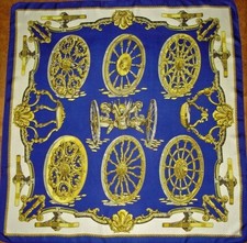 Foulard Hermès " Les Roues de