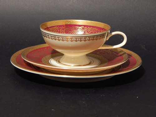 Trio vintage tasse thé - À,