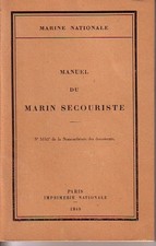 MANUEL DU MARIN SECOURISTE  Numéro 5142 / Date 1949