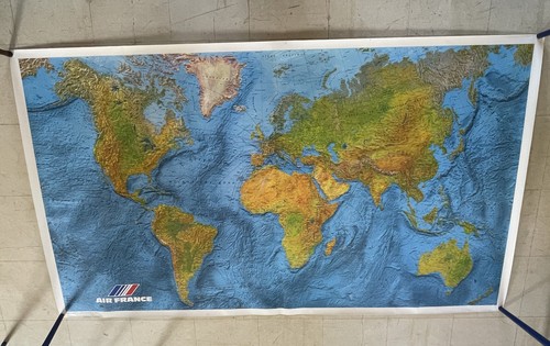 Planisphère mural air france - ,