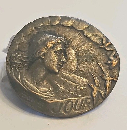 Rare ancien bouton métal - rare,