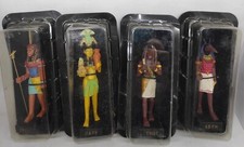 Lot 4 figurines  HACHETTE Les Dieux De L’Égypte ancienne SHOU  THOT SETH  HAPY
