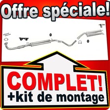 Ligne pot d'échappement pour