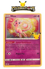 Carte Pokemon MEW Célébrations 25 ans 011/025 Holo Rare neuve française