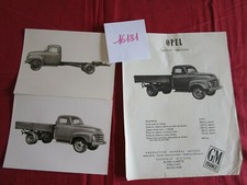 N°16181 / OPEL camion chassis
