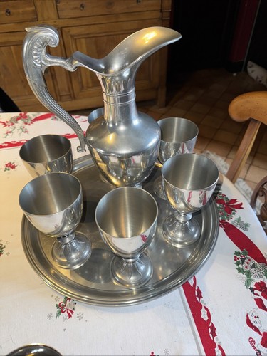 Etains manoir 6 verres - du,