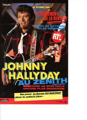 Johnny hallyday flyer - hallyday,