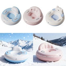 Amusement en bouée sur neige en plein air : des jouets de neige plus épais