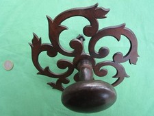 plus dispo. Poignée grande rosace porte métal fer fonte diamètre 7,5 & 19,5 cm