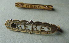 Broche bavoir bébé (les