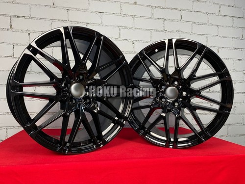 Jantes noires multi rayons - 4x,