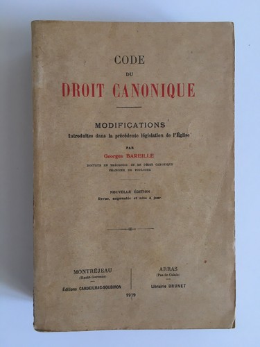 Code droit canonique - code,