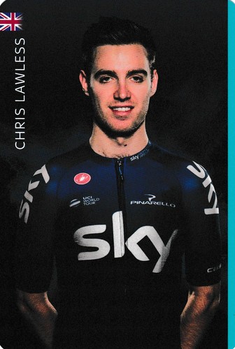 Cyclisme carte cycliste chris - carte,