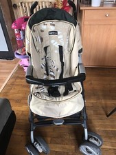 Poussette Bébé Peg Perego Beige / Camel 3 en 1 Très bon état utilisation facile