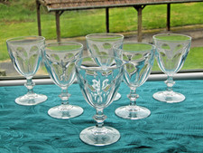 6 verres a vin rouge en