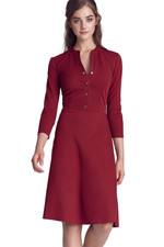 NIFE S123 Robe Ajustée