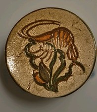 Assiette à décor de poisson