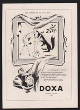 Publicité 1949 montre doxa - montre,