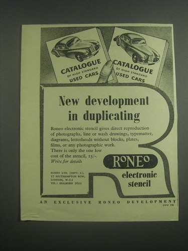 1953 roneo electronic - 1953,