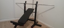 Banc De Musculation Avec Barre Et Deux Poids De 5kg