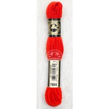 Fil de laine - DMC - Laine Colbert - 100% laine - Rouge vif - 7606 - Canevas
