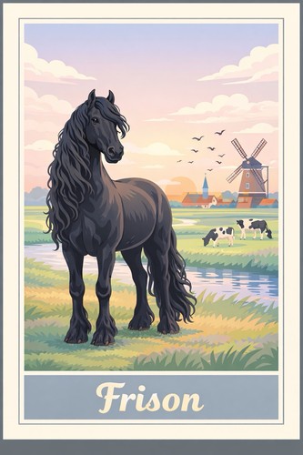 Affiche poster cheval - ,