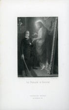 Gravure : LE TABLEAU D'EGLISE