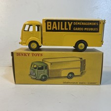 Dinky Toys Simca Cargo Bailly Déménageur Boîte Vintage 33AN