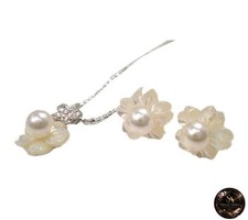 Ensemble pendentif perles - en,